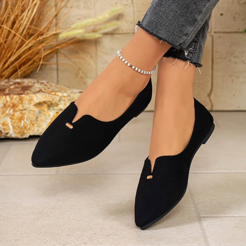 Pointed Toe Mary Jane Flats
