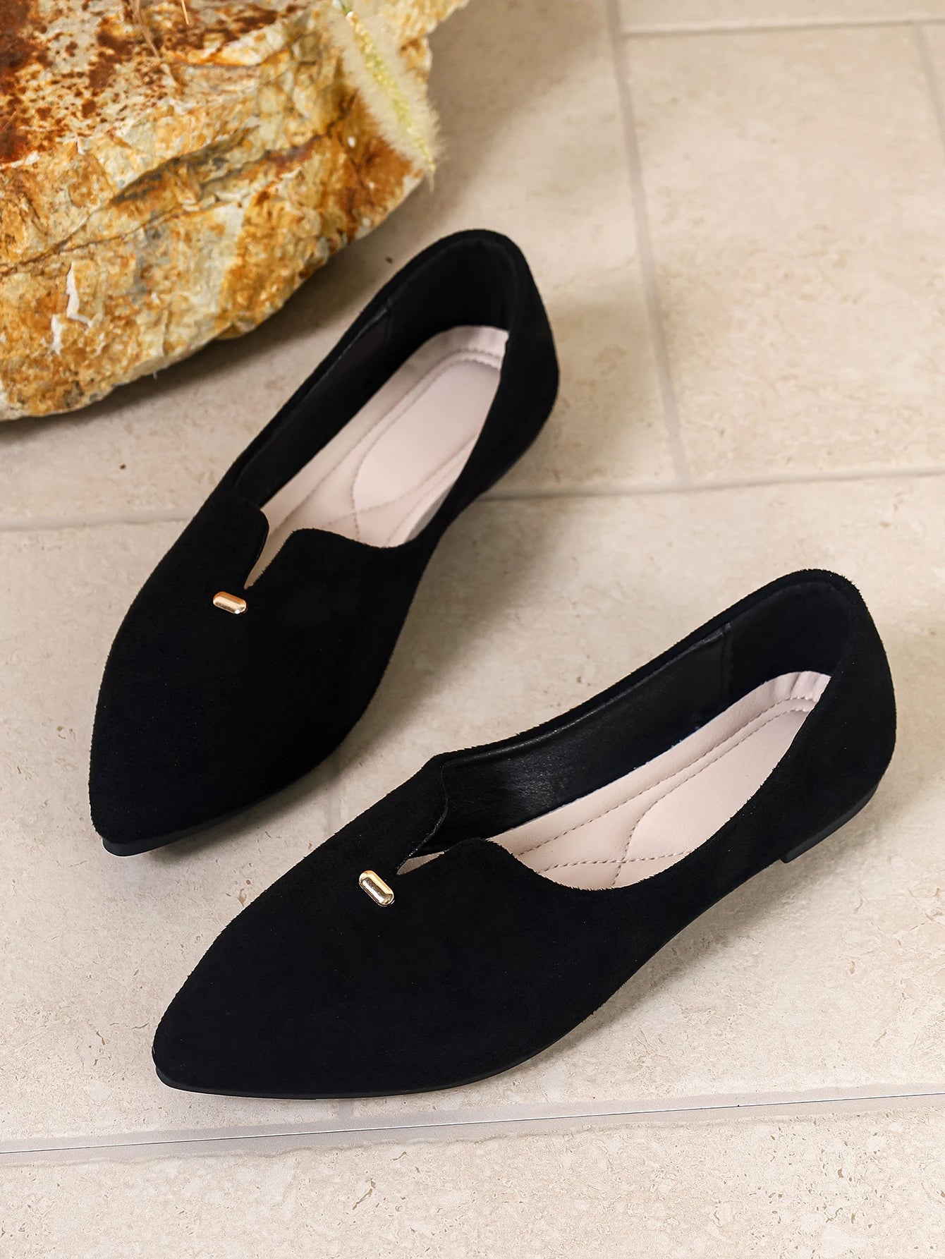 Pointed Toe Mary Jane Flats