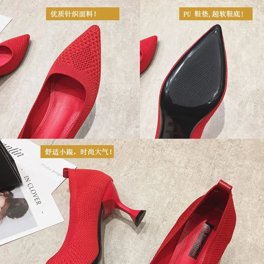 Pointed Toe Sexy Wedding Pumps
