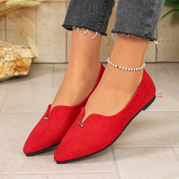 Pointed Toe Mary Jane Flats