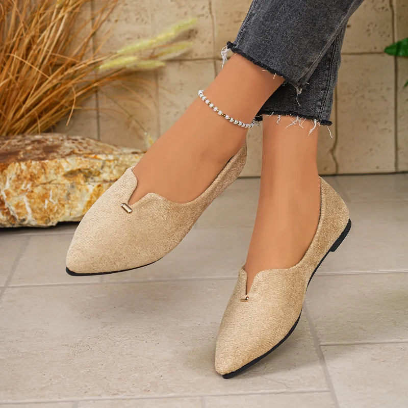 Pointed Toe Mary Jane Flats