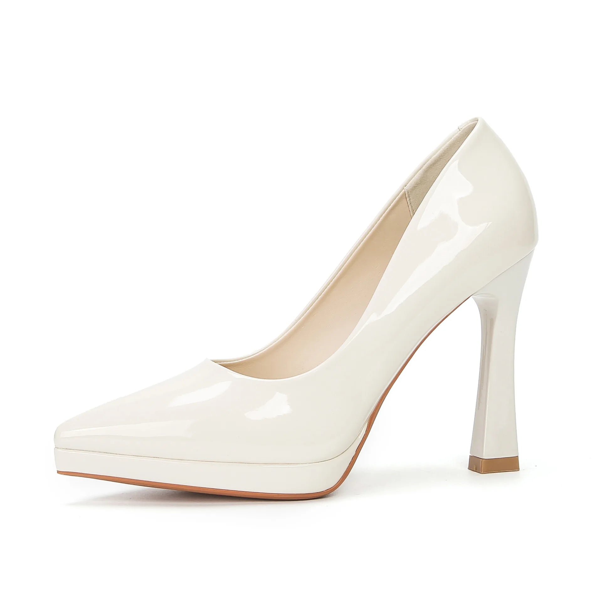 Professional Pointed Toe Patent Leather Pumps