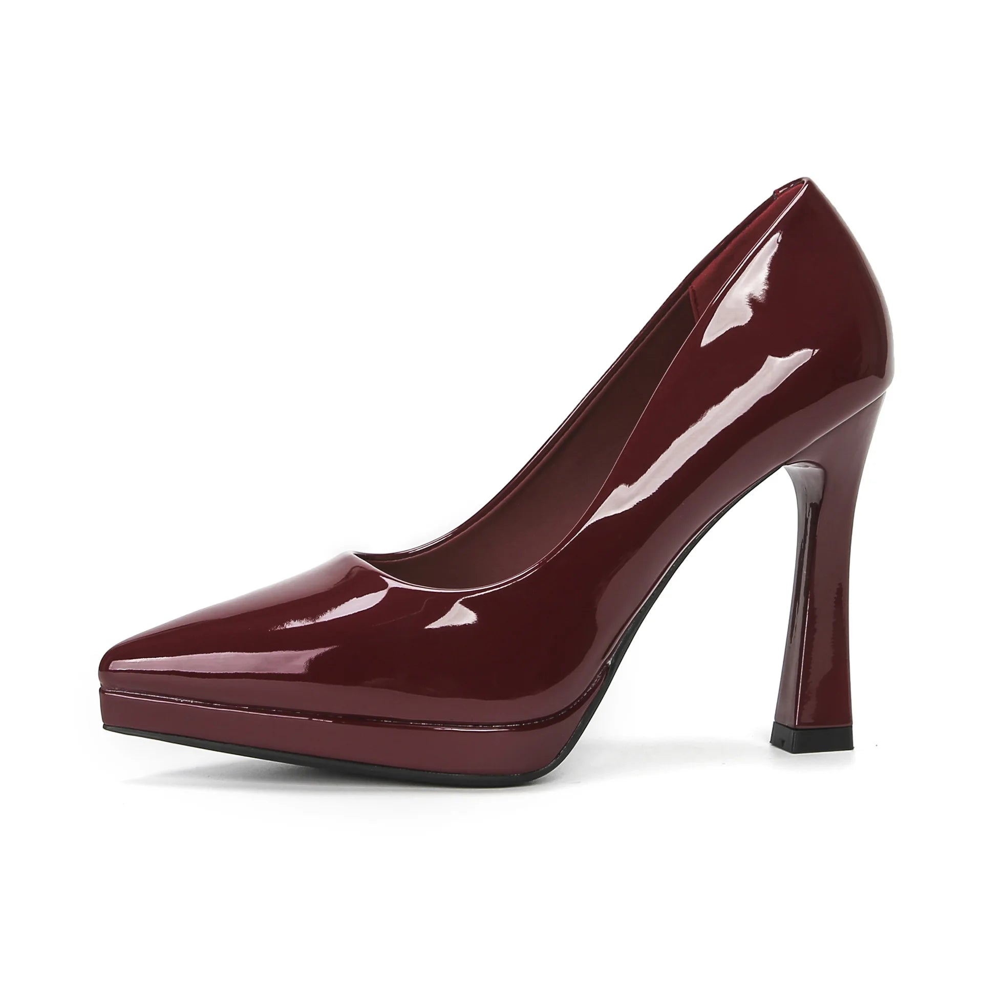 Professional Pointed Toe Patent Leather Pumps