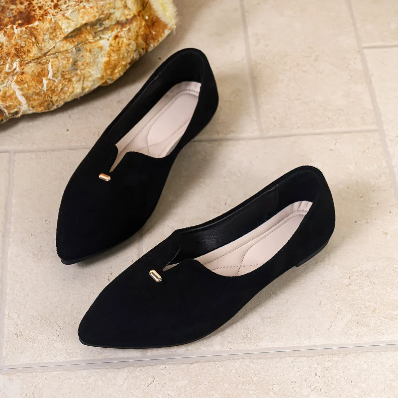 Pointed Toe Mary Jane Flats