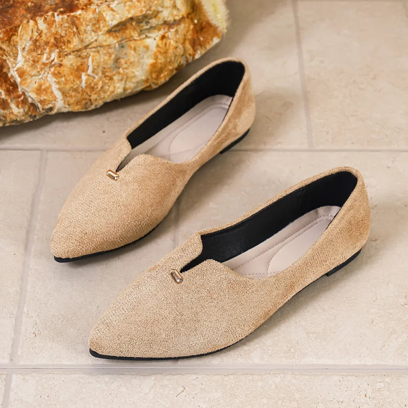 Pointed Toe Mary Jane Flats