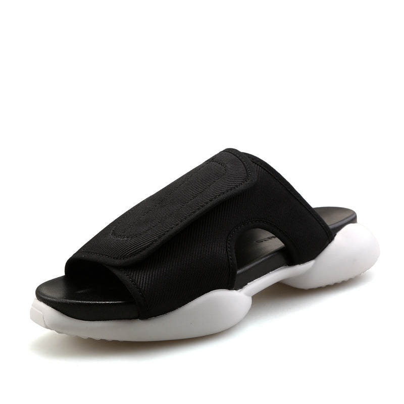 Summer Couple Sandals And Slippers Trend Thick-Soled Men's Slip-On Slippers