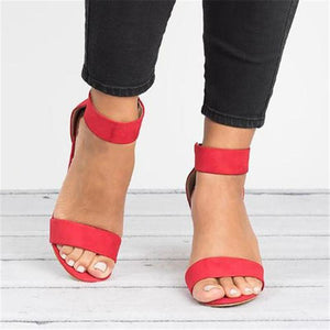 Women's Fashion High Heeled Thick Heel Sexy Sandals