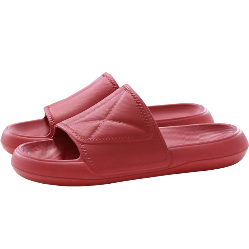 Non-slip bathroom home slippers