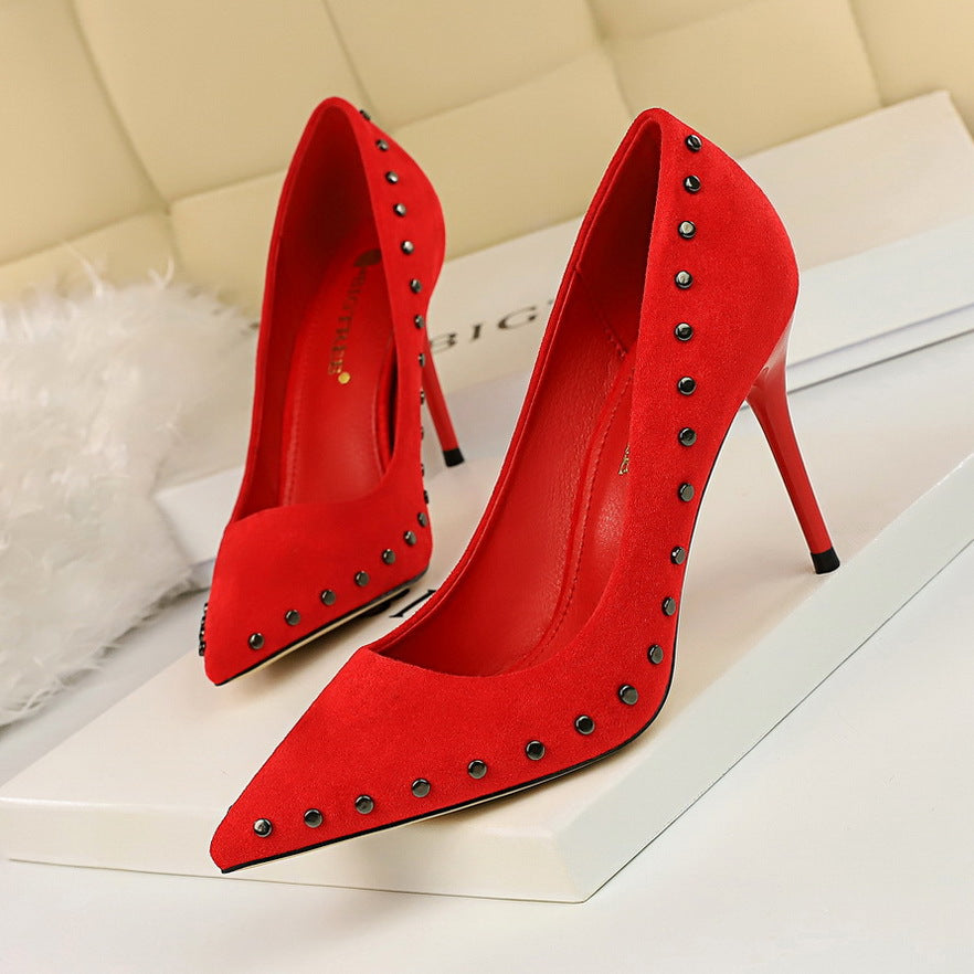 Stiletto high heels