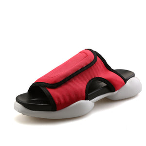 Summer Couple Sandals And Slippers Trend Thick-Soled Men's Slip-On Slippers