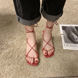 Block heel strappy sandals