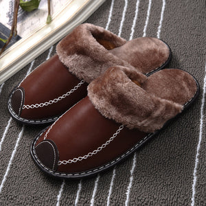 Indoor Thick-soled Home Warm Wool Slippers