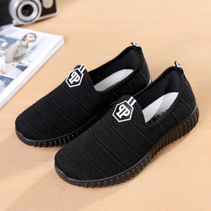 2021 manufacturers spring and autumn shoes, women's shoes, old Beijing fashion, Korean cloth shoes, color flying weaving coconut leisure