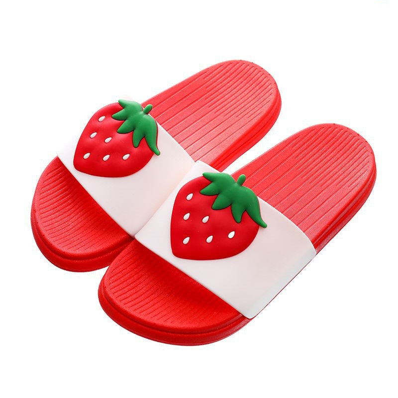 Children's Slippers, Children's Indoor Non-slip Parent-child Fruit Slippers, Home Shoes