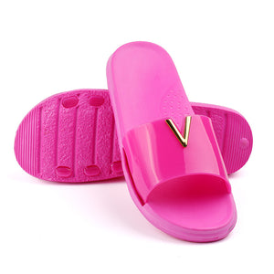 Wholesale summer and autumn women's fashion, slippers and home slippers home thick bottom bathroom beach cool slippers