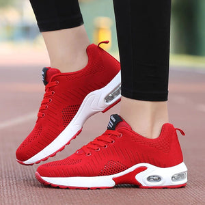 Tennis Sport Shoes Air Cushion Hollow Mesh