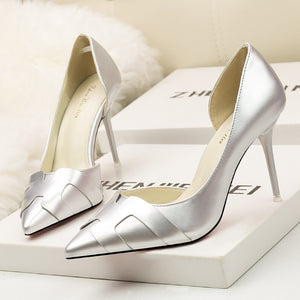 High Heels Stiletto High Heel Side Hollow