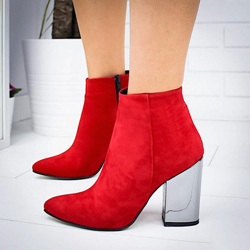 European Pointed Toe Girl Boots