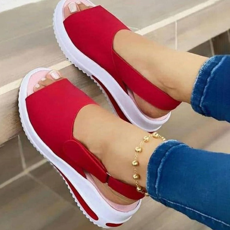 Vintage Wedge Platform Sandals