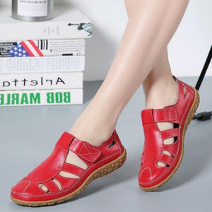 Genuine Leather Casual Flats Shoes